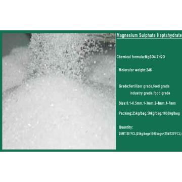 Magnesium Sulphate Heptahydrate 995% Min